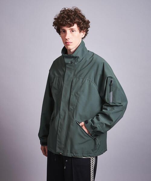 MONKEY TIME（モンキータイム）の「＜monkey time＞ TCウェザー パラトルーパー ジャケット（ブルゾン・メンズ・ブラック/ダークグリーン・M/S/L）」の3枚目の写真