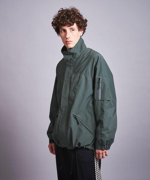 MONKEY TIME（モンキータイム）の「＜monkey time＞ TCウェザー パラトルーパー ジャケット（ブルゾン・メンズ・ブラック/ダークグリーン・M/S/L）」の4枚目の写真