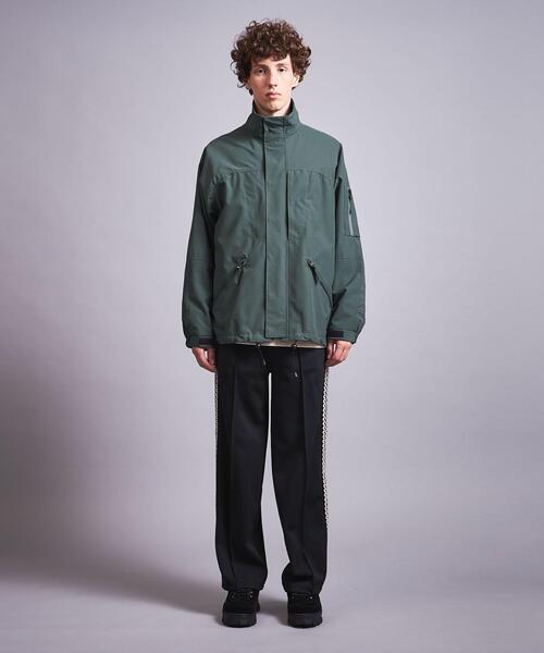MONKEY TIME（モンキータイム）の「＜monkey time＞ TCウェザー パラトルーパー ジャケット（ブルゾン・メンズ・ブラック/ダークグリーン・M/S/L）」の5枚目の写真