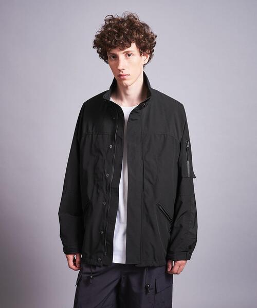 MONKEY TIME（モンキータイム）の「＜monkey time＞ TCウェザー パラトルーパー ジャケット（ブルゾン・メンズ・ブラック/ダークグリーン・M/S/L）」の10枚目の写真