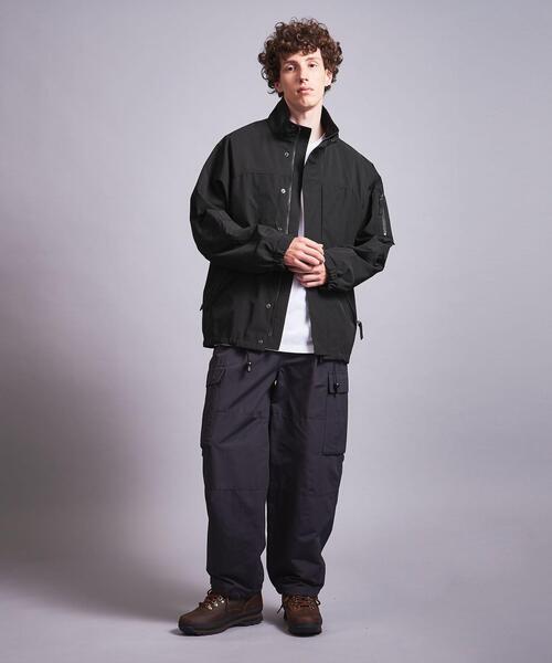 MONKEY TIME（モンキータイム）の「＜monkey time＞ TCウェザー パラトルーパー ジャケット（ブルゾン・メンズ・ブラック/ダークグリーン・M/S/L）」の12枚目の写真