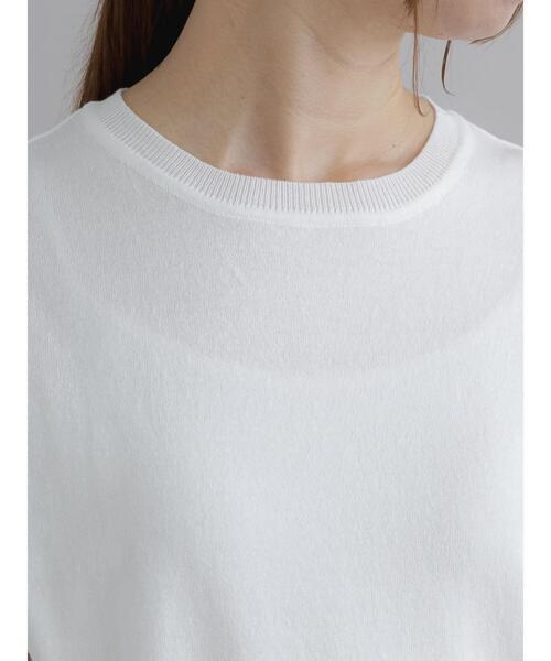 Te chichi（テチチ）の「エンブロイダリースリーブニット（ニット/セーター・レディース・グリーン/オフホワイト/ブラック・F）」の14枚目の写真