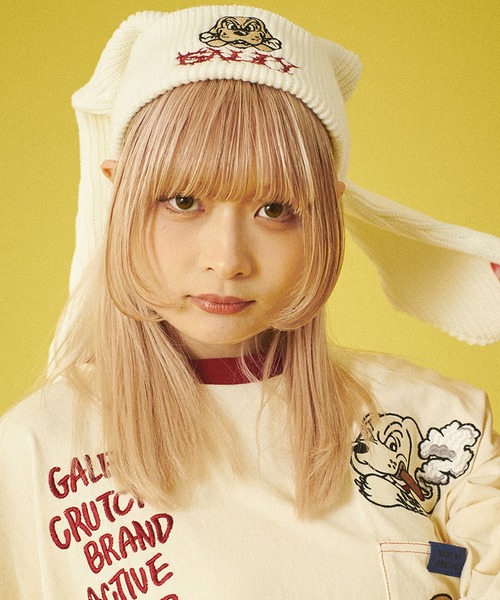 GALFY（ガルフィー）の「【GALFY/ガルフィー】犬耳ニット帽（ニット
