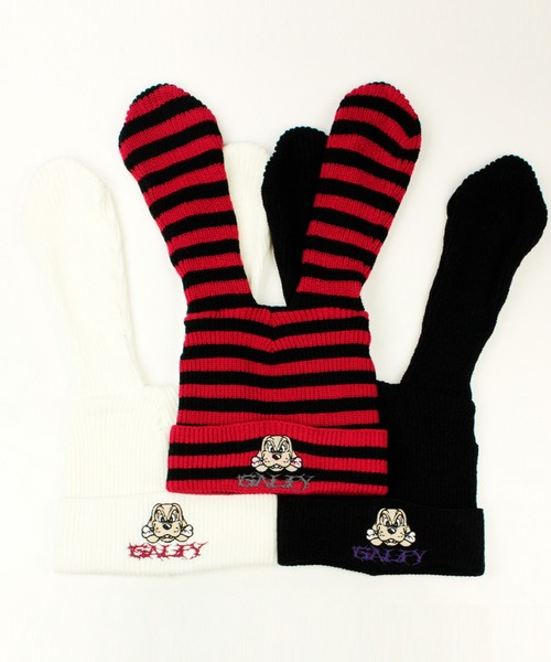 GALFY（ガルフィー）の「【GALFY/ガルフィー】犬耳ニット帽（ニット