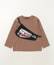 Moujonjon（ムージョンジョン）の「阪急電車ボディバッグTシャツ（Tシャツ/カットソー・キッズ）」