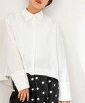 NOLLEY'S Sophi | 【MARILYN MOON/マリリーンムーン】cropped open sleeve shirt(襯衫)