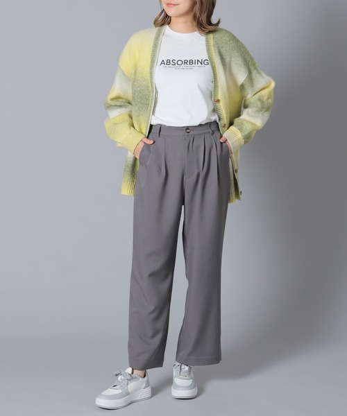 Honeys(ハニーズ)の「タックパンツ(その他パンツ・レディース・グレイッシュベージュ/チャコールグレー/ブラック・L/M/S/LL/SS)」の8枚目の写真