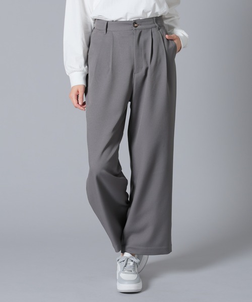 Honeys(ハニーズ)の「タックパンツ(その他パンツ・レディース・グレイッシュベージュ/チャコールグレー/ブラック・L/M/S/LL/SS)」の10枚目の写真