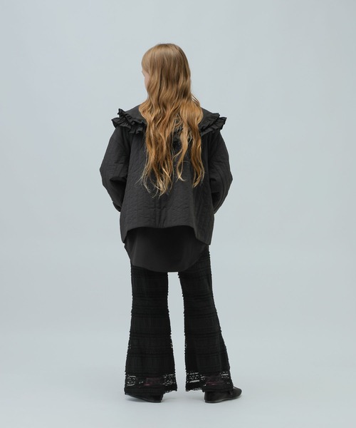 LOWRYS FARM（ローリーズファーム）の「フリルBIGカラーブラウス