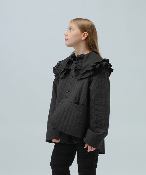 LOWRYS FARM（ローリーズファーム）の「フリルBIGカラーブラウス