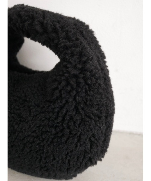 TRUNC（トランクエイティーエイト）の「MOKOMOKO Boa Round Bag（ハンドバッグ・レディース・ブラウン/ブラック/ミント・FREE）」の20枚目の写真