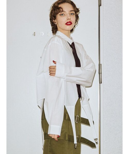 jouetie（ジュエティ）の「カラータイ（ネクタイ・レディース・ボルドー/グレー/ネイビー・FREE）」の11枚目の写真