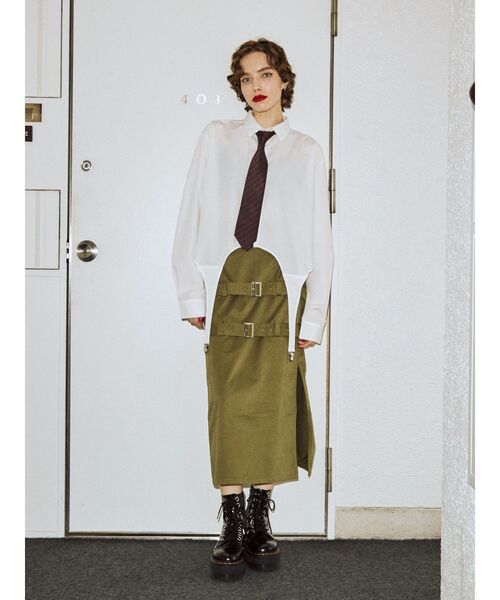 jouetie（ジュエティ）の「カラータイ（ネクタイ・レディース・ボルドー/グレー/ネイビー・FREE）」の12枚目の写真