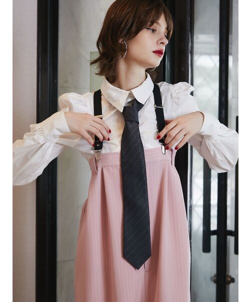 jouetie（ジュエティ）の「カラータイ（ネクタイ・レディース・ボルドー/グレー/ネイビー・FREE）」の15枚目の写真