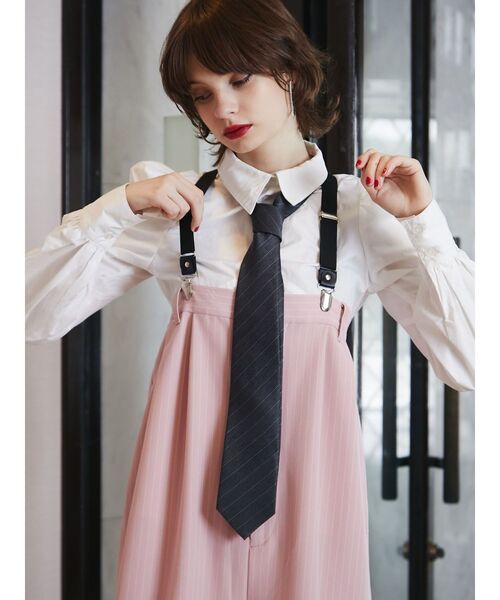 jouetie（ジュエティ）の「カラータイ（ネクタイ・レディース・ボルドー/グレー/ネイビー・FREE）」の16枚目の写真