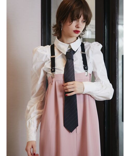 jouetie（ジュエティ）の「カラータイ（ネクタイ・レディース・ボルドー/グレー/ネイビー・FREE）」の21枚目の写真