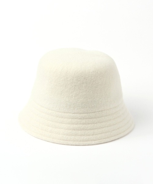 studio CLIP（スタディオクリップ）の「【抗菌防臭】ウール混バケットハット（ハット・レディース・アイボリー/キャメル/ブラック・FREE）」の10枚目の写真