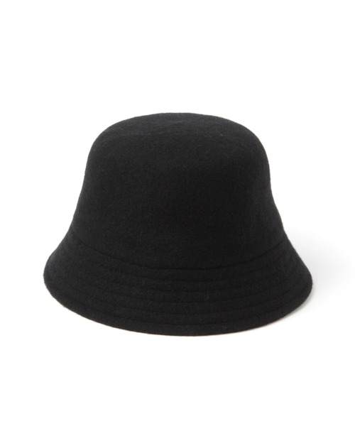 studio CLIP（スタディオクリップ）の「【抗菌防臭】ウール混バケットハット（ハット・レディース・アイボリー/キャメル/ブラック・FREE）」の12枚目の写真