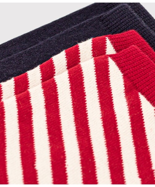 PETIT BATEAU（プチバトー）の「ソックス２枚組（ソックス/靴下・キッズ・ブルー系その他・8Y-10Y/5-6Y/12Y-14Y/3-4Y）」の2枚目の写真