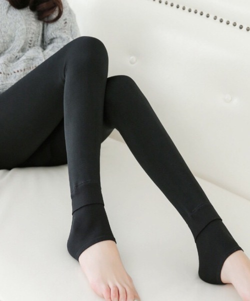 DiamondHearts（ダイヤモンドハーツ）の「裏起毛極暖レギンス（レギンス/スパッツ・レディース・ブラック/グリーン/ベージュ/ブラウン/ダークグレー/パープル/ネイビー/ワイン・FREE/フリー）」の22枚目の写真