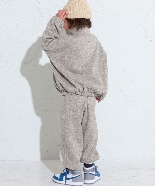 Ocean&Ground(オーシャン&グラウンド)の「ニットフリースセミワイドジョガーパンツ(80~140cm)(その他パンツ・キッズ・オリーブ/グレー/マスタード・100/110/120/130/140/80/90/95)」の13枚目の写真