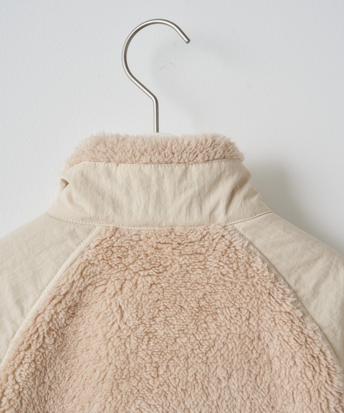 CIAOPANIC TYPY（チャオパニックティピー）の「【WEB限定カラーあり】【KIDS】ファーフリーススタンドネックブルゾン（ブルゾン・キッズ・ベージュ/アイボリー/ブラック・S/M/L/XL/XXL）」の16枚目の写真