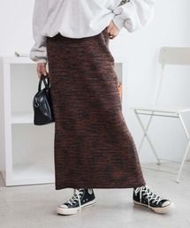 WEGO | WEGO/【23年秋冬新作】ニットリブスカート(スカート)