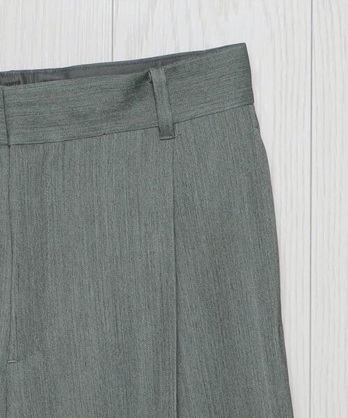 H　BEAUTY&YOUTH UNITED ARROWS（エイチビューティーアンドユースユナイテッドアローズ）の「＜H＞ダブルクロスワイドパンツ（その他パンツ・レディース・グレー/ライム/ライトグレー・M/S）」の21枚目の写真