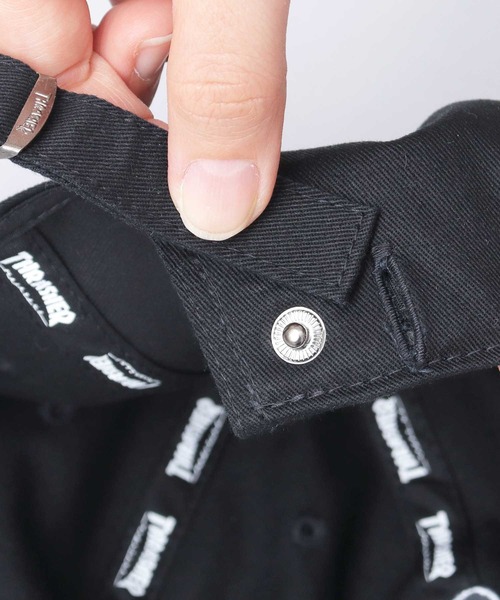 THRASHER（スラッシャー）の「GONZ 刺繍 ボールキャップ（キャップ・メンズ・ブラック・FREE）」の12枚目の写真