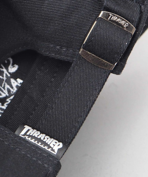 THRASHER（スラッシャー）の「GONZ 刺繍 ボールキャップ（キャップ・メンズ・ブラック・FREE）」の15枚目の写真