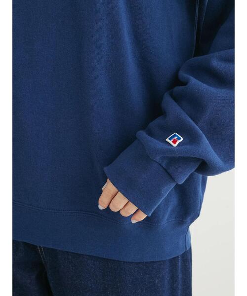 Russell Athletic(ラッセルアスレティック)の「■別注RUSSELL ATHLETIC ジップスウェット(スウェット・レディース・ネイビー/グレー・FREE)」の11枚目の写真