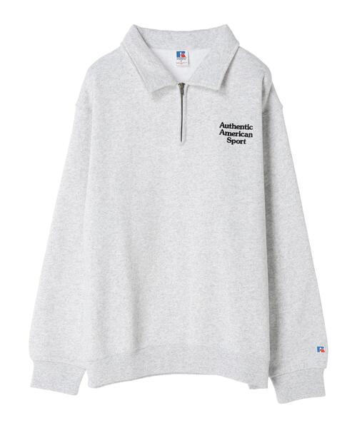 Russell Athletic(ラッセルアスレティック)の「■別注RUSSELL ATHLETIC ジップスウェット(スウェット・レディース・ネイビー/グレー・FREE)」の18枚目の写真