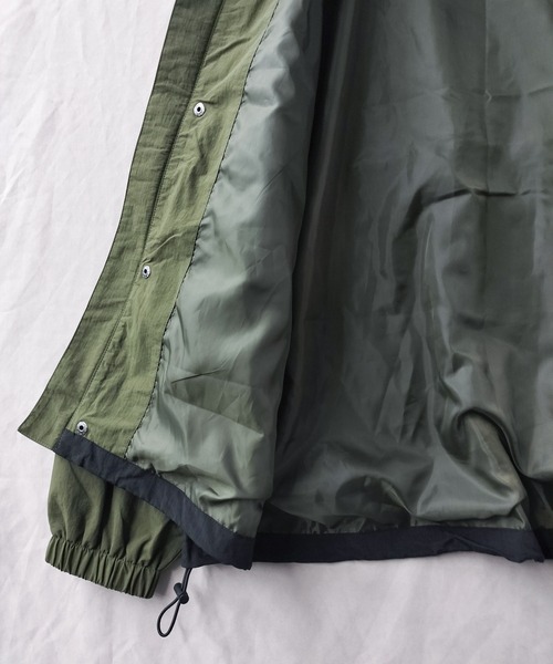 Starting Over（スターティングオーバー）の「ナイロンワッシャー インフード マウンテンパーカー（マウンテンパーカー・メンズ・ブラック/ブラック系その他/カーキ・M/L/XL）」の11枚目の写真