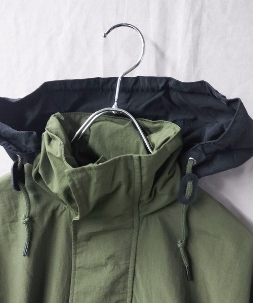 Starting Over（スターティングオーバー）の「ナイロンワッシャー インフード マウンテンパーカー（マウンテンパーカー・メンズ・ブラック/ブラック系その他/カーキ・M/L/XL）」の10枚目の写真