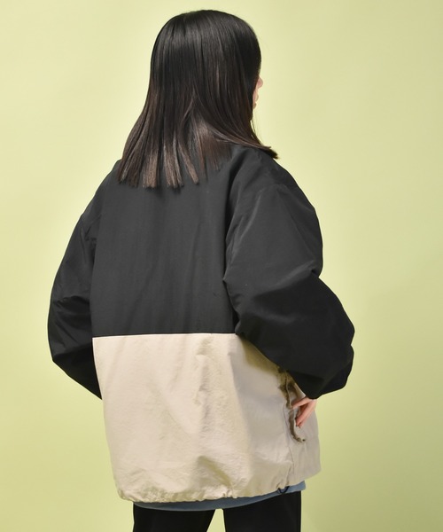 Starting Over（スターティングオーバー）の「ナイロンワッシャー インフード マウンテンパーカー（マウンテンパーカー・メンズ・ブラック/ブラック系その他/カーキ・M/L/XL）」の22枚目の写真