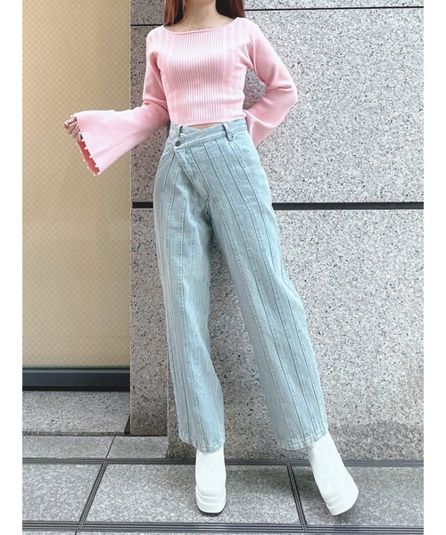 DURAS（デュラス）の「シームデザインデニムパンツ（デニムパンツ・レディース・インディゴブルー/ライトインディゴブルー・SMALL/MEDIUM）」の20枚目の写真