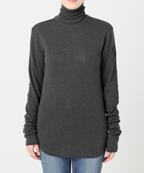 Spick & Span（スピックアンドスパン）の「≪追加≫ハイネックプルオーバー（Tシャツ/カットソー・レディース・スミクロ/チャコールグレー/ホワイト・FREE）」の20枚目の写真