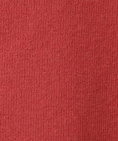 OPAQUE.CLIP（オペークドットクリップ）の「◆≪S-LLsize≫ 袖口フリル ボートネックニット【洗濯機洗い可】（ニット/セーター・レディース・ライトベージュ/レッド系1/グレー/ブラック・40/36/38/42）」の19枚目の写真