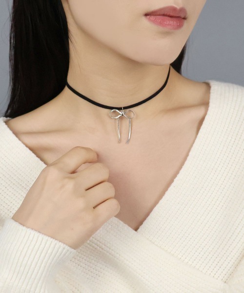 セール】2way メタルリボン チョーカー（チョーカー）｜CEMONEMO