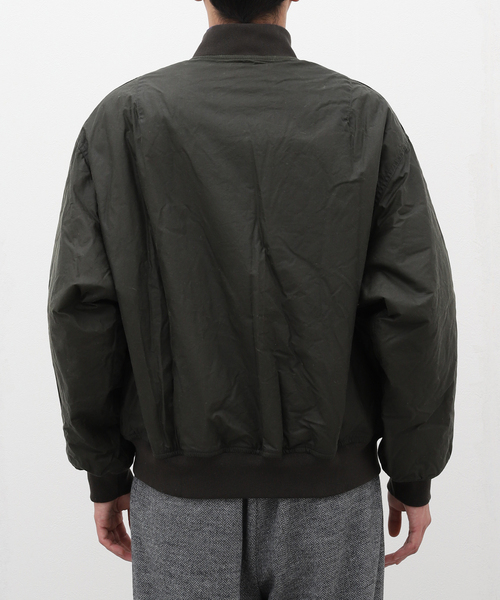 Barbour バブアー MA-1 JBS Flight Jacket JBS Wax Flight Jacket Archive olive by Barbour | Men | WP Store