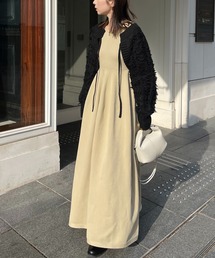 CAPRICIEUX LE'MAGE | 【サイズ展開あり】フリンジカーデセットワンピース(ワンピース)