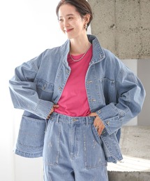 LEPSIM | デニムカバーオール 991968(デニムジャケット)