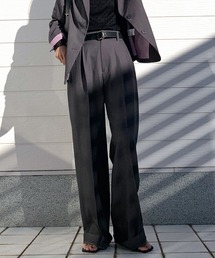 Q | ストレッチストレートパンツ(スラックス)