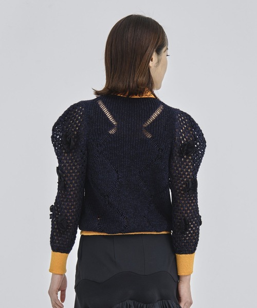 TOGA メッシュ カーディガン TOGA VIRILIS（トーガ ビリリース）の「TOGA VIRILIS Mesh jersey