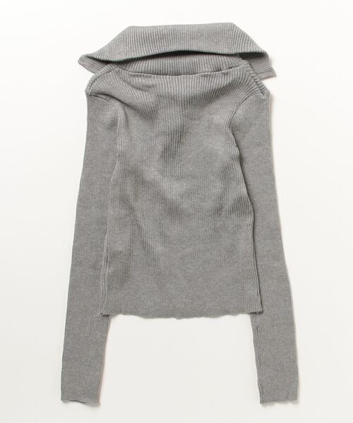 UNDERCOVER グレー ニットセーター ジップボケット付き UNDERCOVER 21ss 脇ジップボロニット セーター ブラック - メルカリ