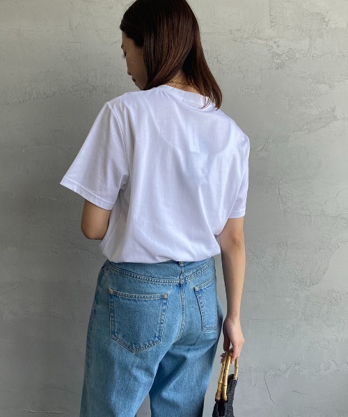 FRED PERRY（フレッドペリー）の「[FRED PERRY/フレッドペリー] ローレルリース刺繍 ショートスリーブTシャツ（Tシャツ/カットソー・レディース・ホワイト/ブラック・S/M/L/XS）」の12枚目の写真