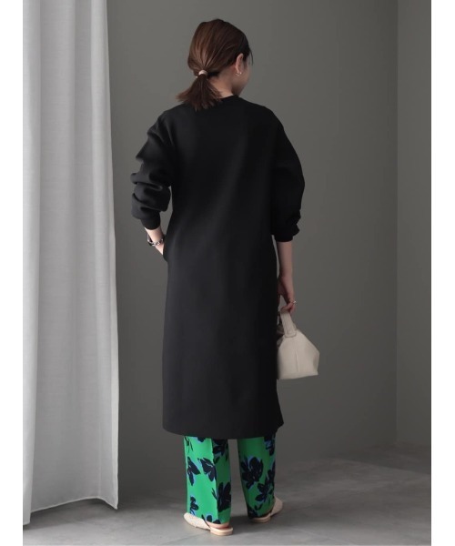 AMERICAN HOLIC(アメリカンホリック)の「エコカルットクルーネックワンピース<エコ・軽い・ニット>(ワンピース・レディース・アイボリー/ブラック・L/M)」の12枚目の写真