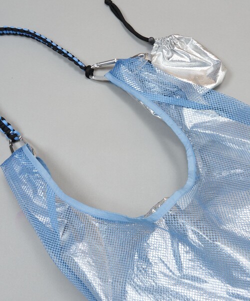 FREAK'S STORE(フリークスストア)の「マルチウェイ メッシュバッグ ラメ(トートバッグ・レディース・ブラック/サックスブルー/ベージュ・ONE SIZE)」の15枚目の写真