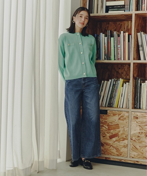 N.(N. Natural Beauty Basic)(エヌエヌナチュラルビューティーベーシック)の「【SOMETHING×N.】◆LISAヴィンテージワイド(デニムパンツ・レディース・ライトブルー/ブルー・SMALL/MEDIUM)」の17枚目の写真