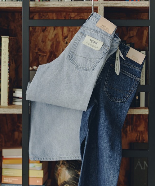 N.(N. Natural Beauty Basic)(エヌエヌナチュラルビューティーベーシック)の「【SOMETHING×N.】◆LISAヴィンテージワイド(デニムパンツ・レディース・ライトブルー/ブルー・SMALL/MEDIUM)」の15枚目の写真